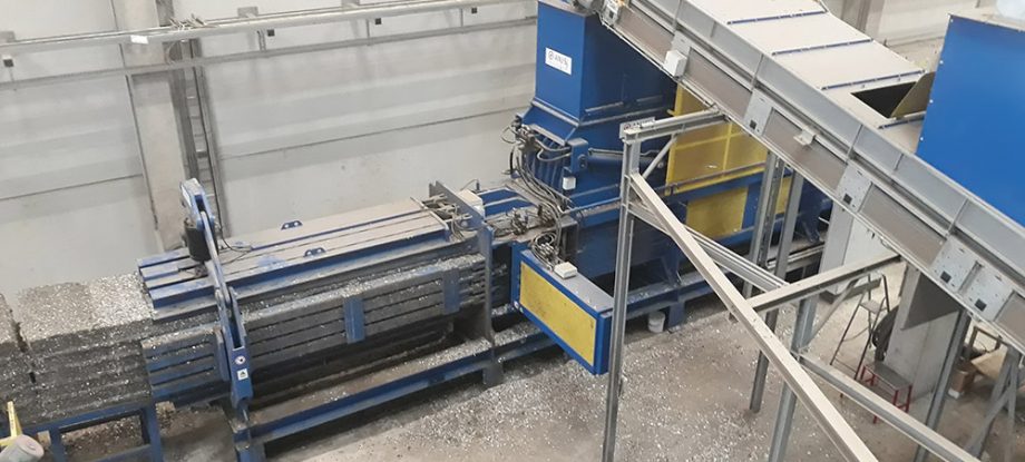 RDF SRF MSW Kammerballenpresse