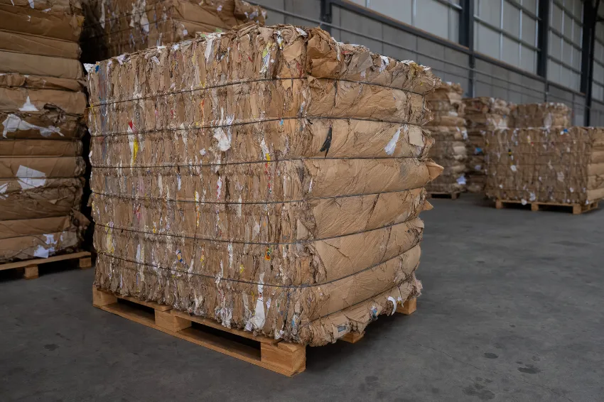 Dry and covered storage protects the value of the bale.