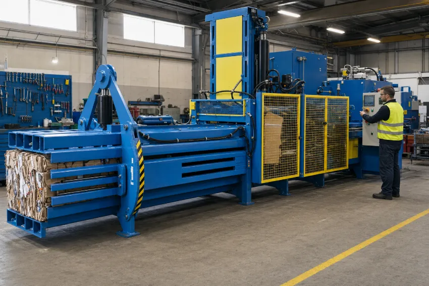 Double pre-press flap baling press